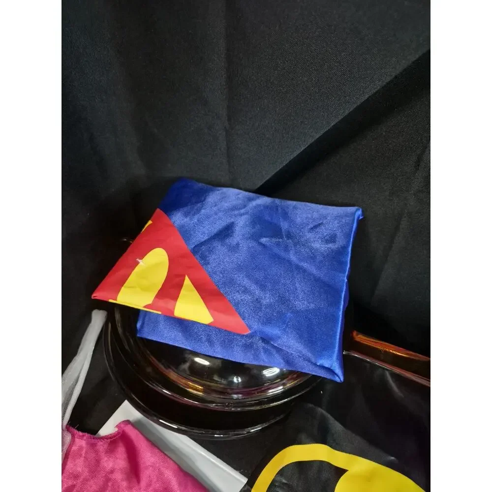 Disney Princess dress up trunk Outfits Age 4-6X, + Batman Superman Capes See Pic